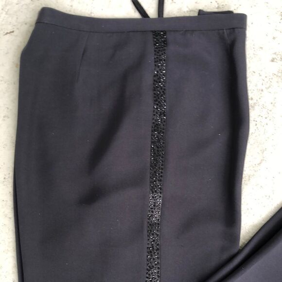 Bloomingdale’s, silk pants with beading - Picture 1 of 8